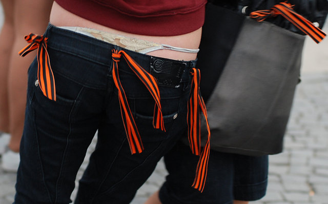 Типичный носитель георгиевской ленты, справедливо ее заслуживший.