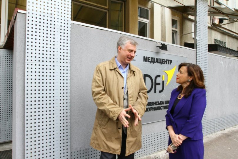 Сергій Квіт і пані Зонненшайн.