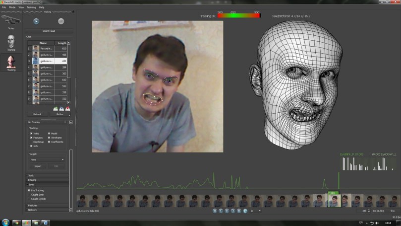 Фіксація емоцій для подальшого накладання на модель